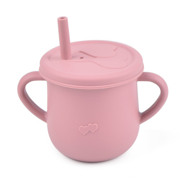 Baby Cup Training Portable Sippy Straw Cup Silicone Baby Amazon Baby Sippy Cup Couvercle en silicone